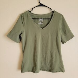 Green Perfect Fit Short Sleeve T-Shirt